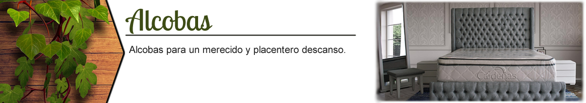 Alcobas: Alcobas para un merecido y placentero descanso.