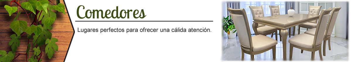 Comedores: Lugares perfectos para ofrecer una cálida atención.