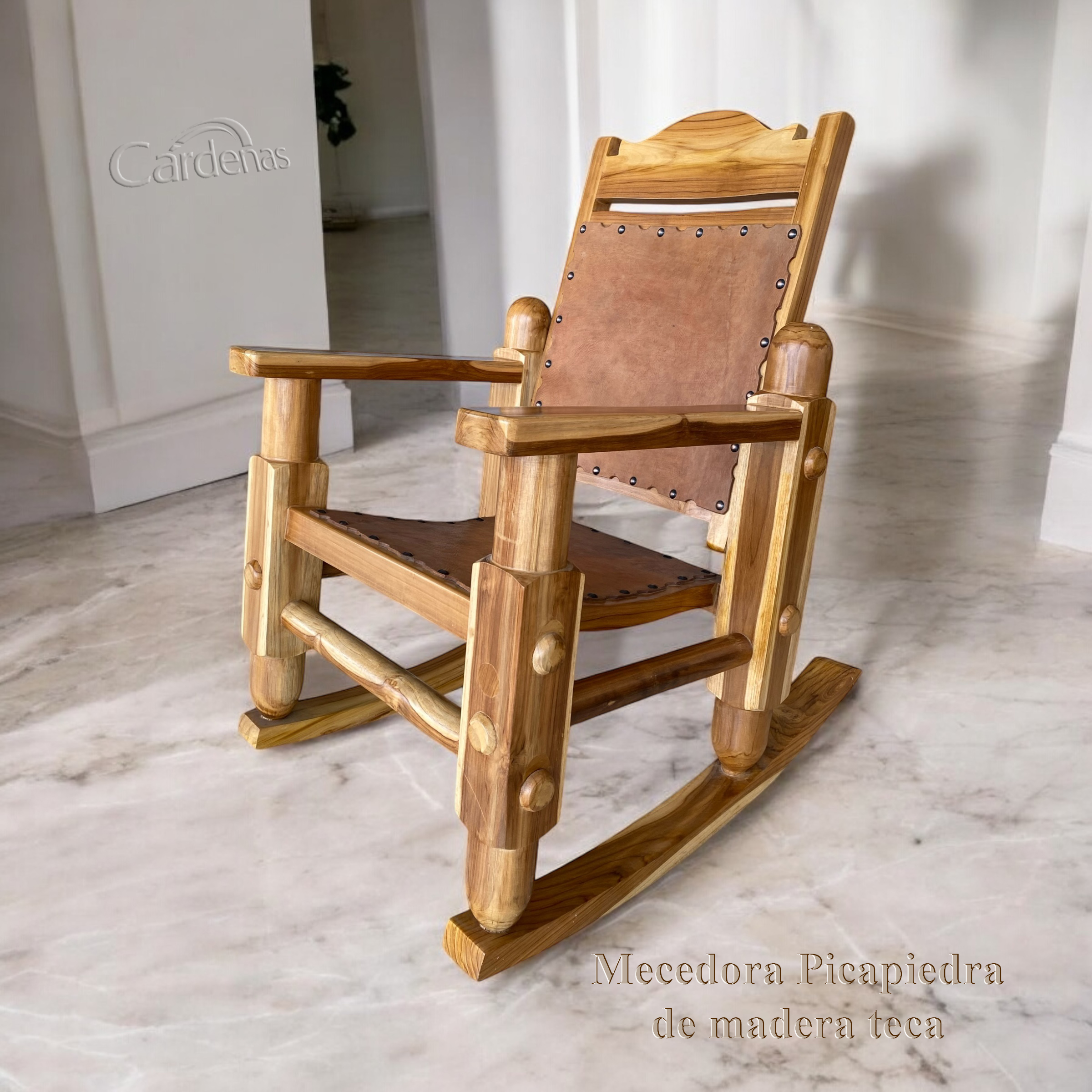 Mecedora Picapiedra madera Teca