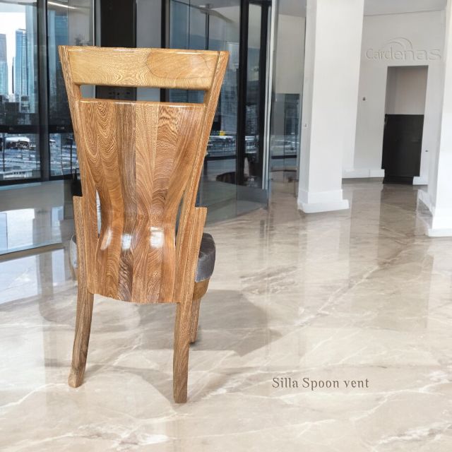 Silla Comedor spoon ventana anatómico roble
