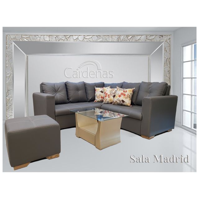 Sala Madrid con tapizado cuerotex